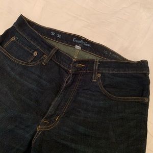 Men's Goodfellow Slim Dark Wash Pants Denim